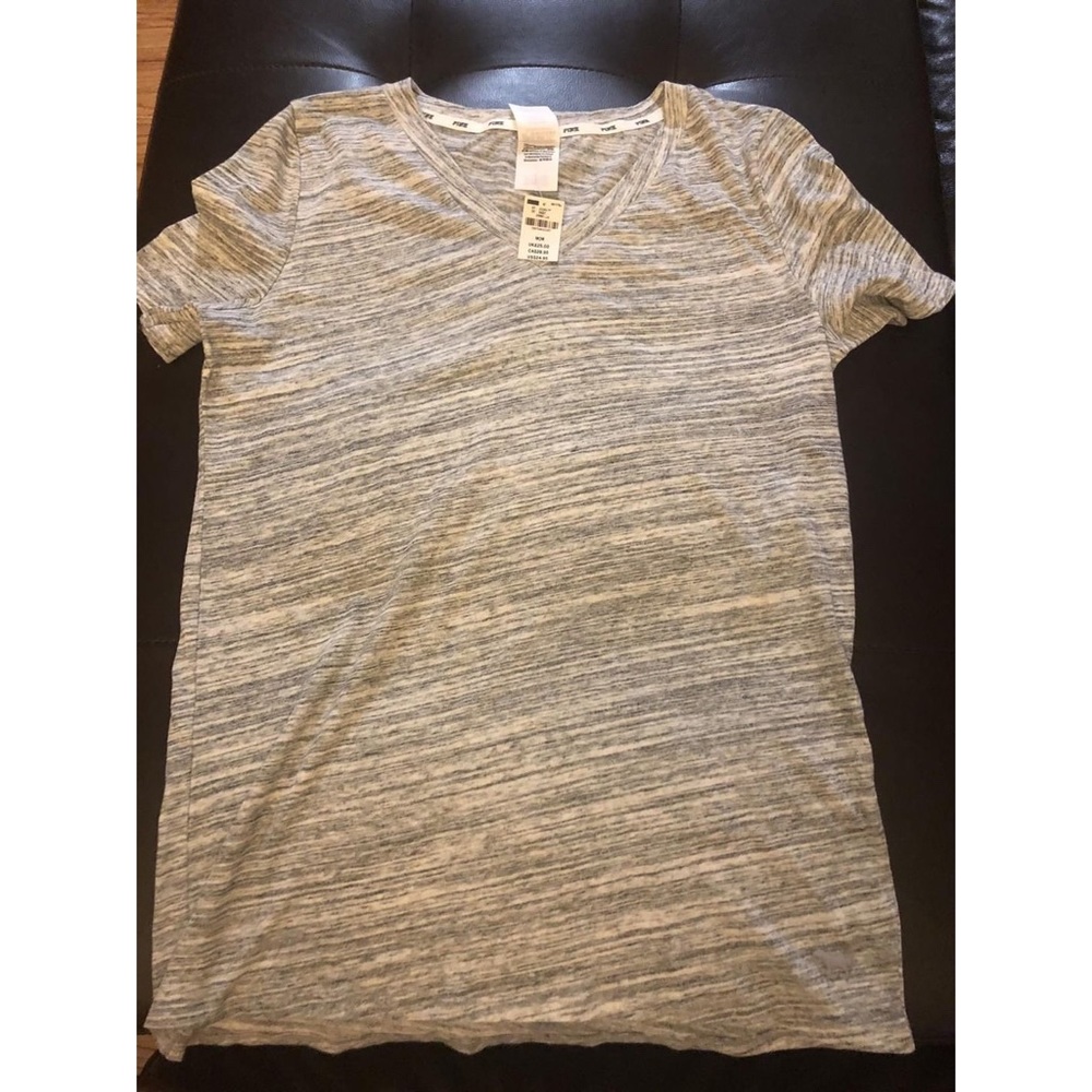 Victoria’s Secret PINK Grey V Cut T Shirt